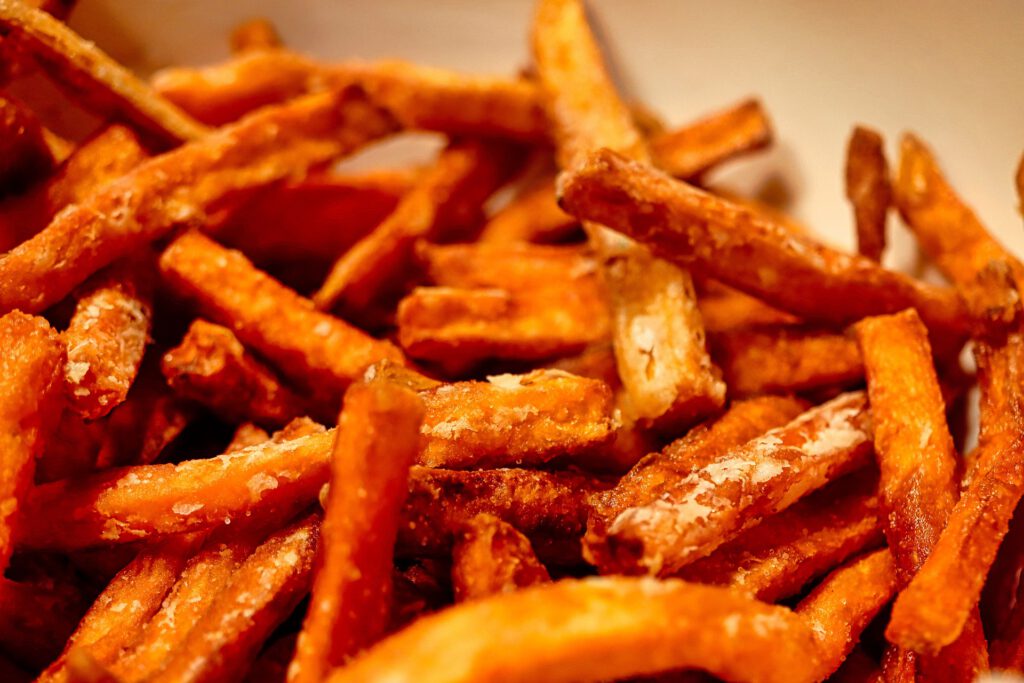 Süß-Kartoffel Pommes